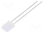 LED; yellow/yellow green; rectangular; 2x5x7.05mm; 9÷20mcd; 150° LUCKYLIGHT
