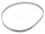 Timing belt; AT5; W: 10mm; H: 2.7mm; Lw: 500mm; Tooth height: 1.2mm OPTIBELT