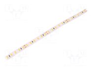 LED tape; white warm; 2835; LED/m: 120; 8mm; IP20; 120°; 9.6W/m LEDDEX