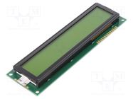 Display: LCD; alphanumeric; STN Positive; 20x2; 146x43x13.7mm; LED POWERTIP