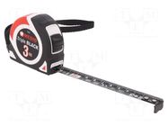 Measuring tape; L: 3m; Width: 16mm; ABS,elastolan; measure MEDID