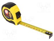 Measuring tape; L: 5m; Width: 19mm; Enclos.mat: ABS,rubber; measure MEDID