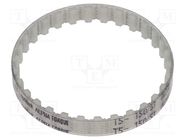 Timing belt; T5; W: 6mm; H: 2.2mm; Lw: 150mm; Tooth height: 1.2mm OPTIBELT