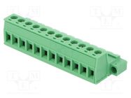 Pluggable terminal block; 5.08mm; ways: 12; straight; plug; male PHOENIX CONTACT