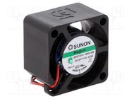 Fan: DC; axial; 5VDC; 25x25x15mm; 5.24m3/h; 20dBA; Vapo; 10000rpm SUNON