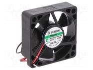 Fan: DC; axial; 5VDC; 35x35x10mm; 10.99m3/h; 21.8dBA; Vapo; 7500rpm SUNON