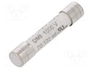 Fuse: fuse; ultra rapid; 400mA; 1kVAC; ceramic,cylindrical; brass SIBA