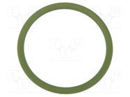 O-ring gasket; FKM; Thk: 2mm; Øint: 34mm; PG29; green; -20÷200°C 