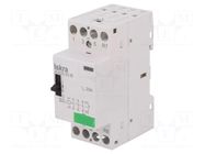 Contactor: 4-pole installation; 25A; 24VAC; NC + NO x3; IKA-R ISKRA