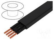 Wire; H07VVH6-F; 4x1.5mm2; unshielded; 450V,750V; Cu; stranded TKD