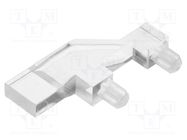 Fiber for LED; rectangular; 2x5mm; No.of mod: 1; Front: flat MENTOR