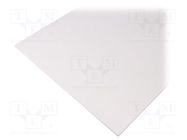 Sheet; Dim: 300x500mm; Thk: 2mm; white; 0.15m2 ANTALIS