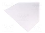 Sheet; Dim: 498x498mm; Thk: 1mm; white; KOMADUR; 0.248m2 ANTALIS