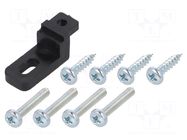 Holder; ABS; black; 4set RETEX