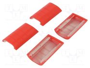 Rubber corner; 33; red; 4pcs. RETEX