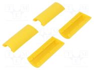 Rubber corner; 33; yellow; 4pcs. RETEX