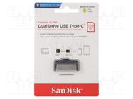 Pendrive; OTG,USB 3.1; 128GB; R: 150MB/s; Ultra Dual OTG SANDISK