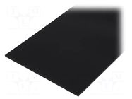 Sheet; Dim: 497x1000mm; Thk: 3mm; black; Features: antistatic; 0.5m2 MITSUBISHI CHEMICAL ADV. MATERIALS