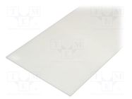 Sheet; Dim: 497x1000mm; Thk: 2mm; natural; 0.5m2 MITSUBISHI CHEMICAL ADV. MATERIALS