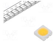 LED; SMD; 5050,PLCC6; white warm; 5850÷12000mcd; 2900-3200K; 70 REFOND