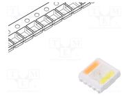 LED; SMD; 5050,PLCC10; RGBW; 5.4x5x1.65mm; 114÷123°; 20mA 