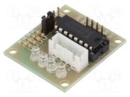 Stepper motor controller; UL2003; Uin mot: 5V; Uin log: 5V OKYSTAR