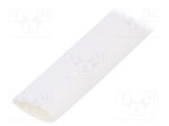 Heat shrink sleeve; thin walled; 3: 1; 9mm; L: 30m; white; -55÷135°C 