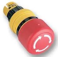 ACTUATOR, RED, PLASTIC, TWIST TO UNLOCK