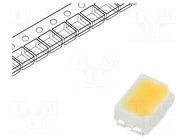 LED; SMD; 3020,PLCC2; white warm; 7÷10lm; 3400-3700K; 90; 120°; 30mA REFOND