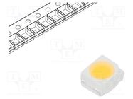 LED; SMD; 3528,PLCC2; white warm; 3500÷5300mcd; 2750-3350K; 70 REFOND