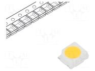 LED; white warm; SMD; 3528,PLCC2; 6÷10lm; 2937-3110K; 80; 120°; 20mA REFOND