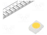 LED; SMD; 3528,PLCC2; white warm; 6÷10lm; 3250-3650K; 80; 120°; 20mA REFOND