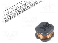 Inductor: wire; SMD; 39uH; 1Ω; -40÷125°C; ±20%; 3x3.5x2.1mm; 500mA TRACO POWER