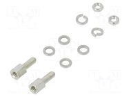 Threaded head screw; UNC 4-40; Spanner: 4.5mm; Thread len: 7.92mm MOLEX