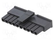 Connector: wire-board; plug; female; Micro-Fit 3.0; 3mm; PIN: 10 MOLEX