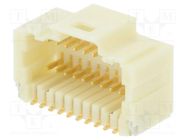 Connector: wire-board; socket; male; Pico-Clasp; 1mm; PIN: 20; SMT 