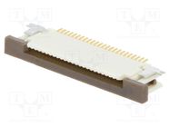 Connector: FFC/FPC; horizontal; PIN: 24; bottom contacts,ZIF; SMT MOLEX