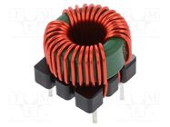 Inductor: wire; THT; 1186uH; 24mΩ; -40÷105°C; ±35%; 16x16x15mm; 5.8A TRACO POWER