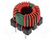 Inductor: wire; THT; 620uH; 25mΩ; -40÷105°C; ±35%; 16x16x15mm; 7.5A TRACO POWER