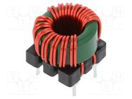 Inductor: wire; THT; 305uH; 20mΩ; -40÷105°C; ±35%; 16x16x15mm; 11.3A TRACO POWER