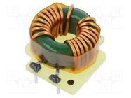 Inductor: wire; THT; 521uH; 14.25mΩ; -40÷105°C; ±35%; 7.7A; 500VDC TRACO POWER