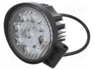 Lamp: working; 27W; 6500K; IP67; Light source: LED x9; 1400lm ELTA