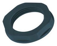 LOCKNUT, POLYAMIDE, BLACK, 3/4" NPT