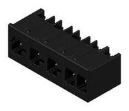 TERMINAL BLOCK, R/A HEADER, 5POS, TH