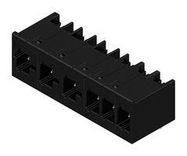 TERMINAL BLOCK, R/A HEADER, 6POS, TH