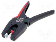 Stripping tool; 32AWG÷7AWG; 0.03÷10mm2; 195mm; 136g KNIPEX