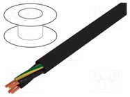 Wire; JZ-500-BK; 4G0.5mm2; unshielded; 300V,500V; Cu; stranded HELUKABEL