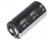 Supercapacitor; SNAP-IN; 120F; 2.8VDC; ±20%; Ø22.4x45.5mm; 12mΩ BIGCAP