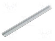 Profiles for LED modules; white; L: 1m; BEGTIN12; aluminium TOPMET