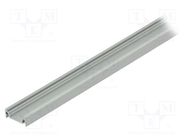 Profiles for LED modules; natural; L: 1m; SURFACE10; aluminium 